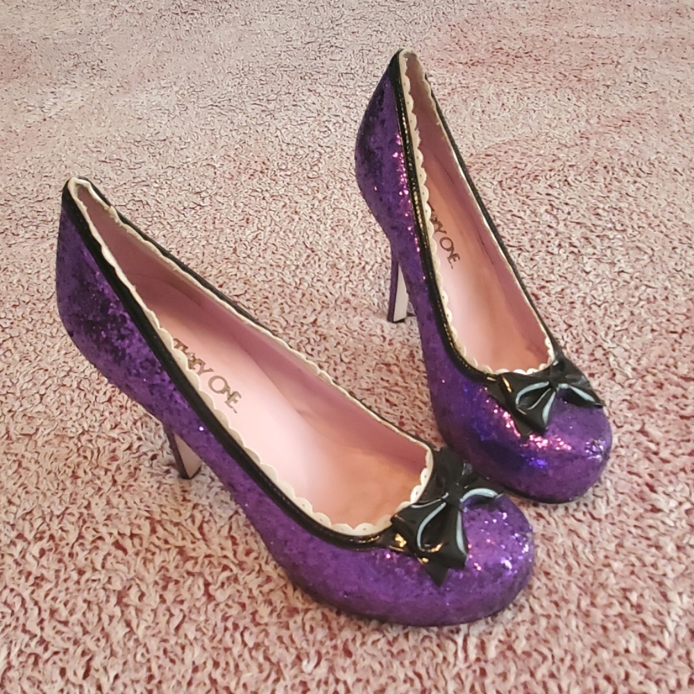 Glittery Princess High Heels